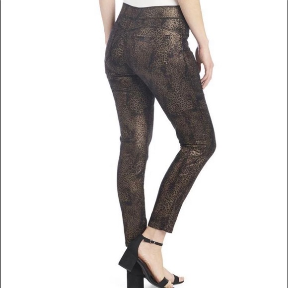 NWT OMG Jeans Coco + Carmen Black/Gold Snake - Picture 3 of 7